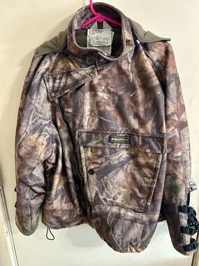 Sportchief Aquatex Men's Camo Waterproof Jacket - Used Size XL Vintage